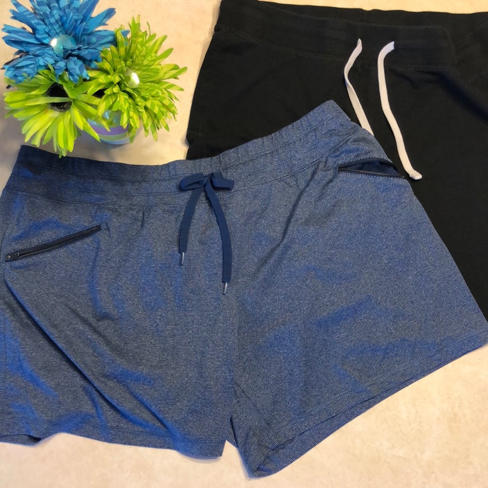 Two Draw-string Athletic Shorts Avia XL, Mossimo L